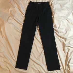 Boys Lands End Uniform Pants Black- Size 10s